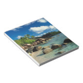 Seychellen, Mahe eiland, Anse Royale strand. 3 Notitieblok (Schuin)