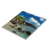 Seychellen, Mahe eiland, Anse Royale strand. 3 Tegeltje (Zijkant)
