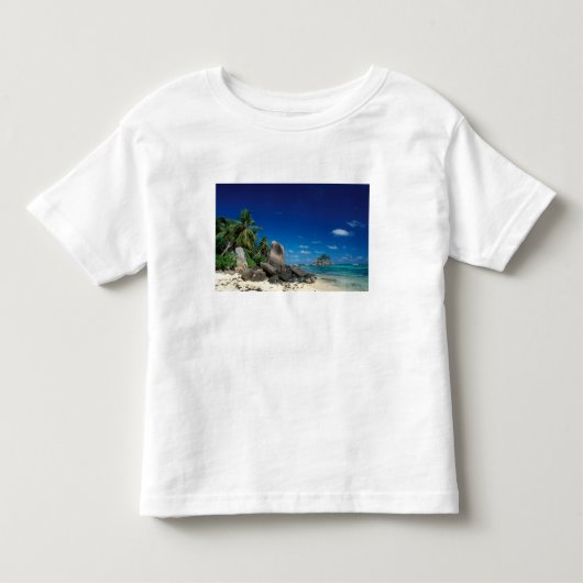 Seychellen, Mahe eiland, Anse Royale strand. Kinder Shirts (Voorkant)