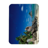 Seychellen, Mahe eiland, Anse Royale strand. Magneet (Verticaal)