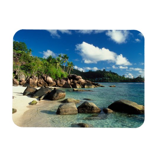 Seychellen, Mahe Island, Anse Royale Beach. 3 Magneet (Horizontaal)