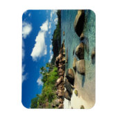 Seychellen, Mahe Island, Anse Royale Beach. 3 Magneet (Verticaal)