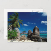 Seychellen, Mahe Island, Anse Royale Beach. Briefkaart (Voorkant / Achterkant)