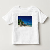 Seychellen, Mahe Island, Anse Royale Beach. Kinder Shirts (Voorkant)