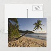Seychellen, Mahe Island, strand van Anse Takamaka, Briefkaart (Voorkant / Achterkant)