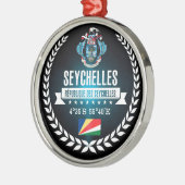 Seychellen Metalen Ornament (Links)