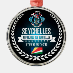 Seychellen Metalen Ornament