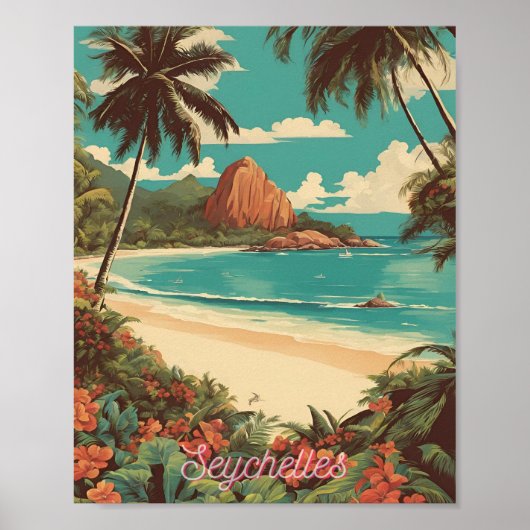 Seychellen Poster (Voorkant)