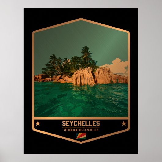 Seychellen Poster (Voorkant)