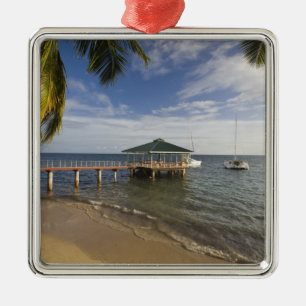 Seychellen, Praslin-eiland, Anse Bois de Rose, Metalen Ornament