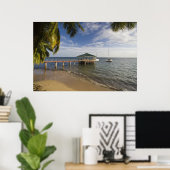 Seychellen, Praslin-eiland, Anse Bois de Rose, Poster (Thuiskantoor)