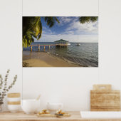 Seychellen, Praslin-eiland, Anse Bois de Rose, Poster (Keuken)