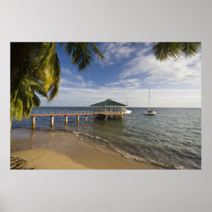 Seychellen, Praslin-eiland, Anse Bois de Rose, Poster