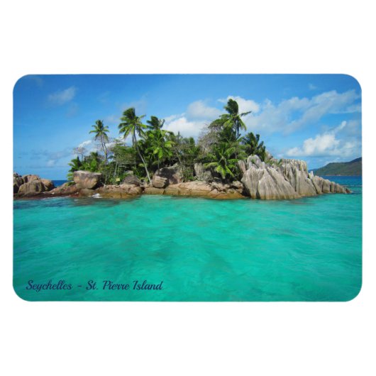 Seychellen, Praslin - Tropic Island - Foto Magneet (Horizontaal)