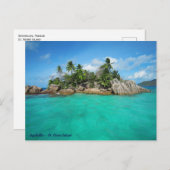 Seychellen, Praslin - Tropisch eiland - Foto Briefkaart (Voorkant / Achterkant)