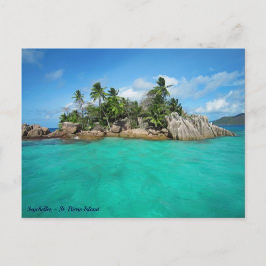 Seychellen, Praslin - Tropisch eiland - Foto Briefkaart (Voorkant)