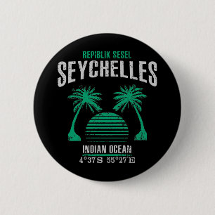 Seychellen Ronde Button 5,7 Cm