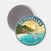Seychellen Seychellen Magneet (Voorkant / Achterkant)