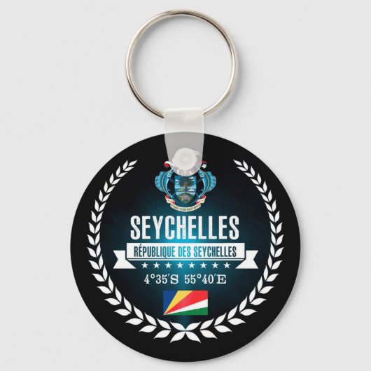 Seychellen Sleutelhanger (Voorkant)