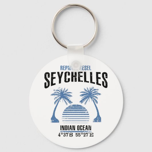 Seychellen Sleutelhanger (Voorkant)
