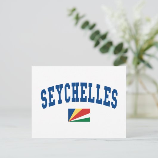 Seychellen Style Briefkaart (Staand voorkant)