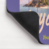 Seychellen -sunset souvenir in de Indische Oceaan Muismat (Hoek)