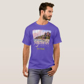 Seychellen -sunset souvenir in de Indische Oceaan T-shirt (Voorkant volledig)