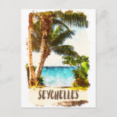 Seychellen Tropical Island Scenery Uitzicht Briefkaart (Voorkant)