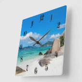 Seychellen Vierkante Klok (Hoek)