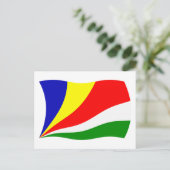 Seychellen Vlag Ansichtkaart Briefkaart (Staand voorkant)