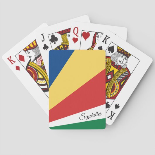 Seychellen Vlag Games, Seychellen Speelkaarten (Achterkant)
