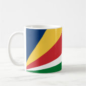Seychellen Vlag Keramische Koffie Mok (Links)