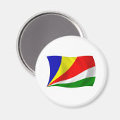 Seychellen Vlag Magneet (Voorkant / Achterkant)