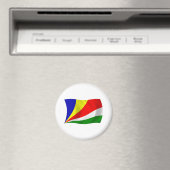 Seychellen Vlag Magneet (Insitu (Vaatwasser))
