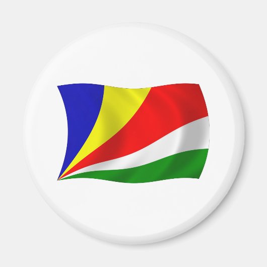 Seychellen Vlag Magneet (Voorkant)
