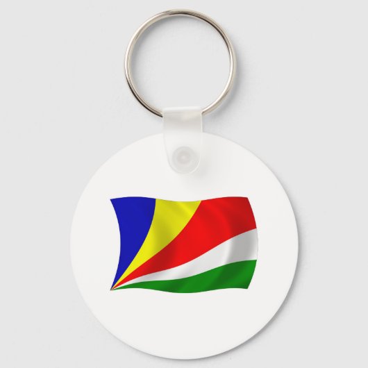 Seychellen Vlag Sleutelhanger (Voorkant)