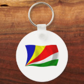Seychellen Vlag Sleutelhanger (Voorkant)