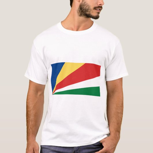 Seychellen Vlag T-shirt (Voorkant)