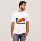 Seychellen Vlag T-shirt (Voorkant volledig)
