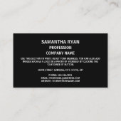 Seychellen Vlag & Wapen van de Seychellen Visitekaartje (Achterkant)