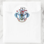 Seychellen wapenschild ronde sticker (Tas)
