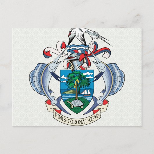 Seychellen wapenstilstand briefkaart (Voorkant)