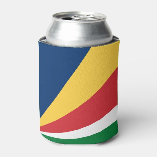 Seychellenvlag Blikjeskoeler (Blikje Voorkant)
