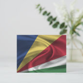 Seychellenvlag Briefkaart (Staand voorkant)