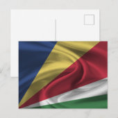 Seychellenvlag Briefkaart (Voorkant / Achterkant)