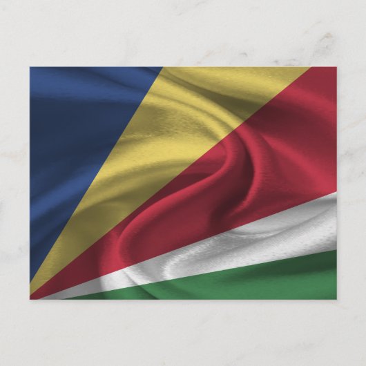 Seychellenvlag Briefkaart (Voorkant)