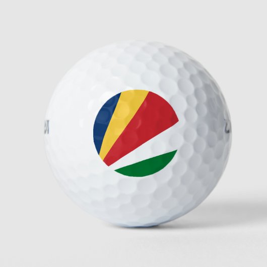 Seychellenvlag Golfballen (Voorkant)