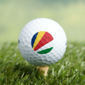 Seychellenvlag Golfballen (Insitu Shirt)