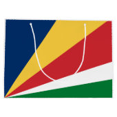 Seychellenvlag Groot Cadeauzakje (Achterkant)