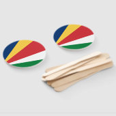 Seychellenvlag Handwaaier (Niet-gemonteerd)